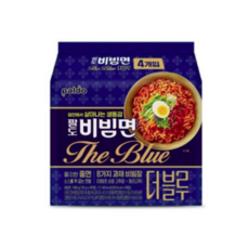 [신제품] 팔도 비빔면 더 블루 135G, 1개