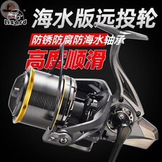 釣友俱樂部 遠投輪 無間隙紡車輪 錨魚輪 海竿 14000型 漁輪 捲線器