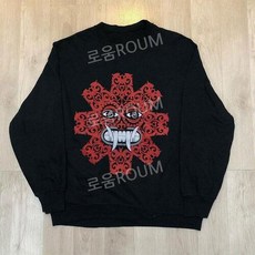 레드 핫 칠리 페퍼스 RHCP 블랙 유니섹스 긴소매 티셔츠 봄 가을 루즈핏 긴팔티