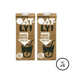 오틀리 오트 드링크 초콜릿, 2개, 1L