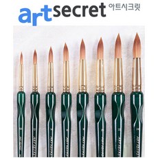 아트시크릿 수채화붓 아크릴 브러쉬 2012R, 1개, 18호
