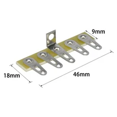 터미널 스트립 터렛 태그 보드 345710 기타 튜브 앰프 DIY용 러그 포인트 투, 01 China Mainland, 03 5 Pin x 2pcs