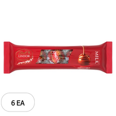 린도르 린트 린도볼 밀크 초콜릿 3p, 37g, 6개