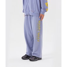 매장정품 와키윌리 WACKY WILLY 피그먼트 타이포 스웻 팬츠 블루 WA2503PT06BL 499348