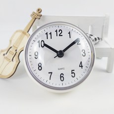 흡착식 목욕탕 화장실 욕실 방수 시계, 화이트