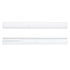 shangren 2 투명 아크릴 롤러 롤링 핀 스틱 폴리머 클레이 공예 액세서리 도구, 설명, 화이트