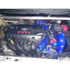 普菲迅國際 TOYOTA VIOS 03-13 強化矽膠水管，耐高溫抗腐蝕，提升引擎冷卻效率, 1個