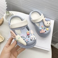 女童涼拖鞋 夏季新款 公主鞋 洞洞鞋 室內外 寶寶浴室拖鞋
