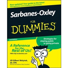 (영문도서) Sarbanes-Oxley for Dummies Paperback, English, 9780470223130