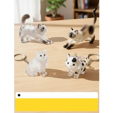 반려견장례 강아지추모함 고양이장례 유골스톤 보관함, 4. 골든숏헤어 키링