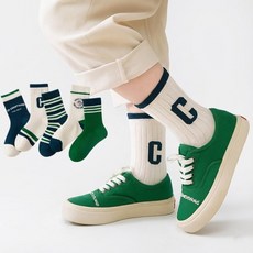 아동용 어린이 컬러 믹스 중목 양말 5켤레 세트