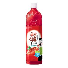 롯데칠성 미녀는 석류를 좋아해 로어슈거 1.5L X 6PET adp+35163BI