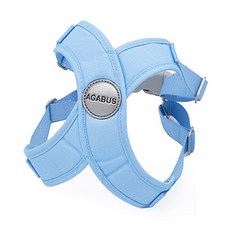 킁킁펫 아가보 강아지 X X형 X자 가슴줄 하네스, 1개, 스카이블루