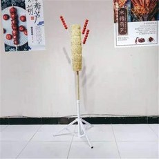 老街口 冰糖葫蘆稻草把老式靶子肩抗復古架子 家用商用便攜移動擺地攤年會, 新款15厘米粗白色三腳架款, 1個