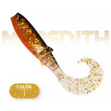 [루어 낚시 베이트] MEREDITH 70mm 90mm 110mm 식인종 곡선 꼬리 인공 워블러 미끼 소프트 실리콘 웜 배스 루어 수플레, [00] 90mm 10pcs, [00] I