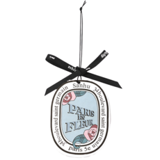 暖和家居 清新汽車香芬片 車用香氛掛飾 香氛片 芳香片 衣櫥香氛, 1個, 白茶 吊掛芳香片(W0700)