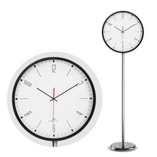 스탠드 시계 무소음 인테리어 거실, B.블랙