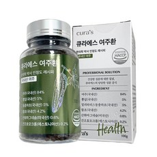 큐라에스 여주환 당뚝환 여주 뽕잎 동충하초 함초, 100g, 1개