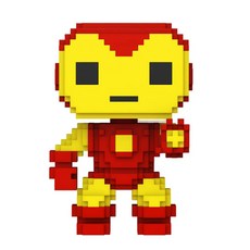 FUNKO POP 漫威8-Bit鋼鐵人#1429模型 經典復古像素風格 漫威收藏必備, 1個