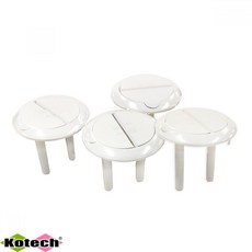 콘센트 커버 세트 4구 디자인 보호 전기 제품 가정 어린이