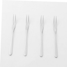 가정용품 더키친 스텐 티포크 케이크 디저트 과일포크 4p세트, 본상품