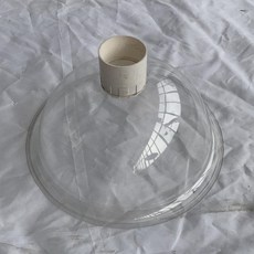 연기 후드 투명 초대형 주방 덕트 대형 배기 식당 환풍기, A. 50mm 둥근 덮개 42x18cm, 1. 50원형후드(42x18cm)