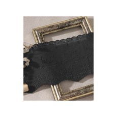 퀼트스타 미카엘라 리본 면자수레이스_블랙 154, 1개, 블랙