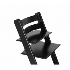 유아 성장형 하이체어 높이조절 아기식탁의자 발받침 아기의자, 블랙