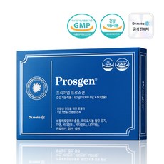 닥터메타 프리미엄 프로스겐 전립선 쏘팔메토 옥타코사놀 아연 영양제, 1개, 60정