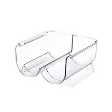 적층 스테킹 프리미엄 와인보관 투명 2홀 와인랙 냉장고 맥주병 공간 인테리어, 상세페이지 참조, 1개