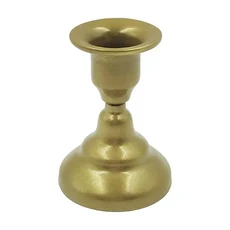 빈티지 메탈 캔들스틱 캔들 홀더 기둥형 철제 아트 캔들스틱 웨딩 파티 장식용 미니 레트로 캔들 스탠드, 01 황금빛