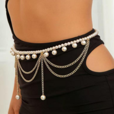 스팽글 힙스카프 진주벨트 무대 공연 라인댄스 벨리