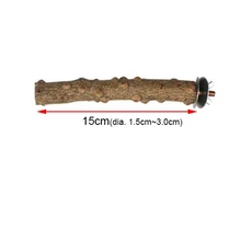 뾰족한 천연 나무 애완 동물 앵무새 원시 나무 포크 가지 스탠드 랙 다람쥐 새 햄스터 지점 농어 씹는 물린 장난감 스틱, 1개, [02] 15cm