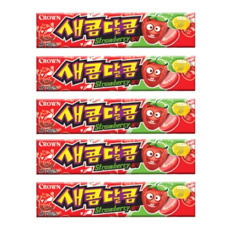 크라운 새콤달콤 딸기, 29g, 5개