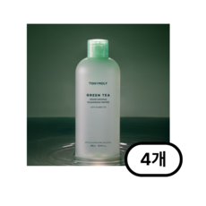 토니모리 더 촉촉 그린티 노워시 클렌징 워터, 300ml, 4개
