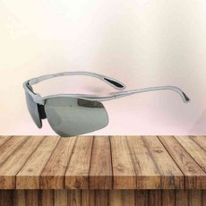 스포츠선글라스 실버 스모크미러 마라톤고글