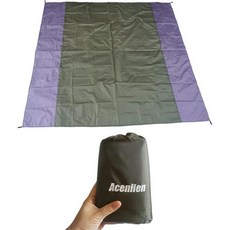 텐트 바닥 보호대 14인용 방수 캠핑 타프 가벼운 지면 매트 배낭여행 하이킹 해변 피크닉용 3056552
