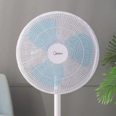 超值 電風扇罩防夾手小孩保護嬰兒防護網落地扇臺式安全網通用防塵罩子 副廠商品, 1個裝  白色 ,規格:400mm, 1個