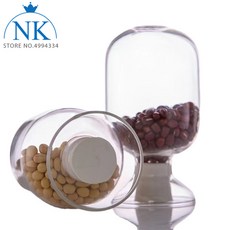 호환 125ml 250ml 500ml 실험실 보관 샘플 유리 병 전시 고무 마개가 있는 둥근 플라스크 표시 1 개, 03 500ml 1pcs