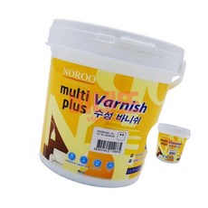 멀티플러스 수성바니쉬 목재용 투명 무광 1L 가구용페인트, 1