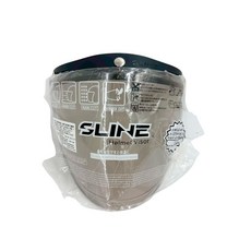 SLINE 頭盔鏡片 UV CUT WIND CUT RAIN CUT SCRATCH CUT 安全舒適, 淺灰
