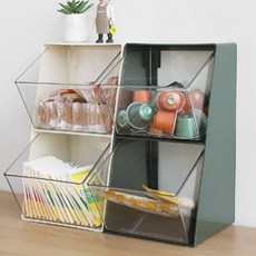 탕비실캡슐커피디스펜서 탕비실 디스펜서 홀더 뽑기, 1개, ysnb 크림화이트