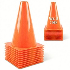 GSi 17.8cm(7인치) 마커 콘 - 15개 팩, 10