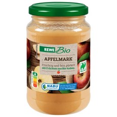 레베 REWE 병조림 친자연 사과 퓨레 360g (병), 1개