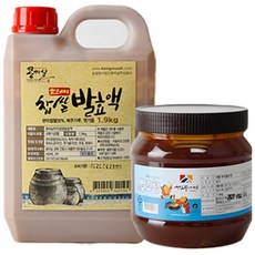 현미찹쌀 고추장 만들기 재료(현미찹쌀발효액+국산쌀 조청), 3.4kg, 1세트
