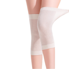薄款蠶絲護膝 膝關節保暖 睡覺空調護腿套