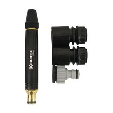 INVEN* 오우스케 고압 스틸 분사기 헤드+아답터 셋트 (STEEL), 블랙, 15.9cm