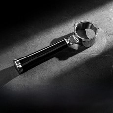 커피 머신 핸들 바텀리스 안정 추출 개조 도구, 23. 51mm---3개의 귀(Dongling)||진주, 기본