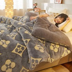 극세사이불 SS 극세사 겨울 이불 차렵이불 소파커버, 패션 체크무늬