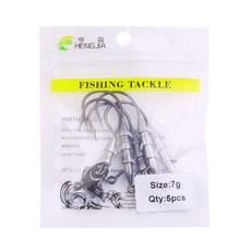 釣友俱樂部 鉛頭鉤 釣魚鉤套裝 戶外漁具, 1.75g,5個/袋, 1個